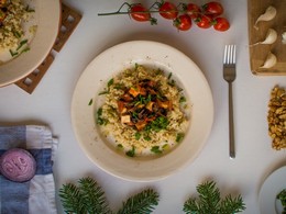Tofu s iernou fazuou